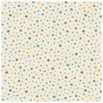 Cream/Aqua Dots