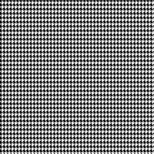 Black Houndstooth